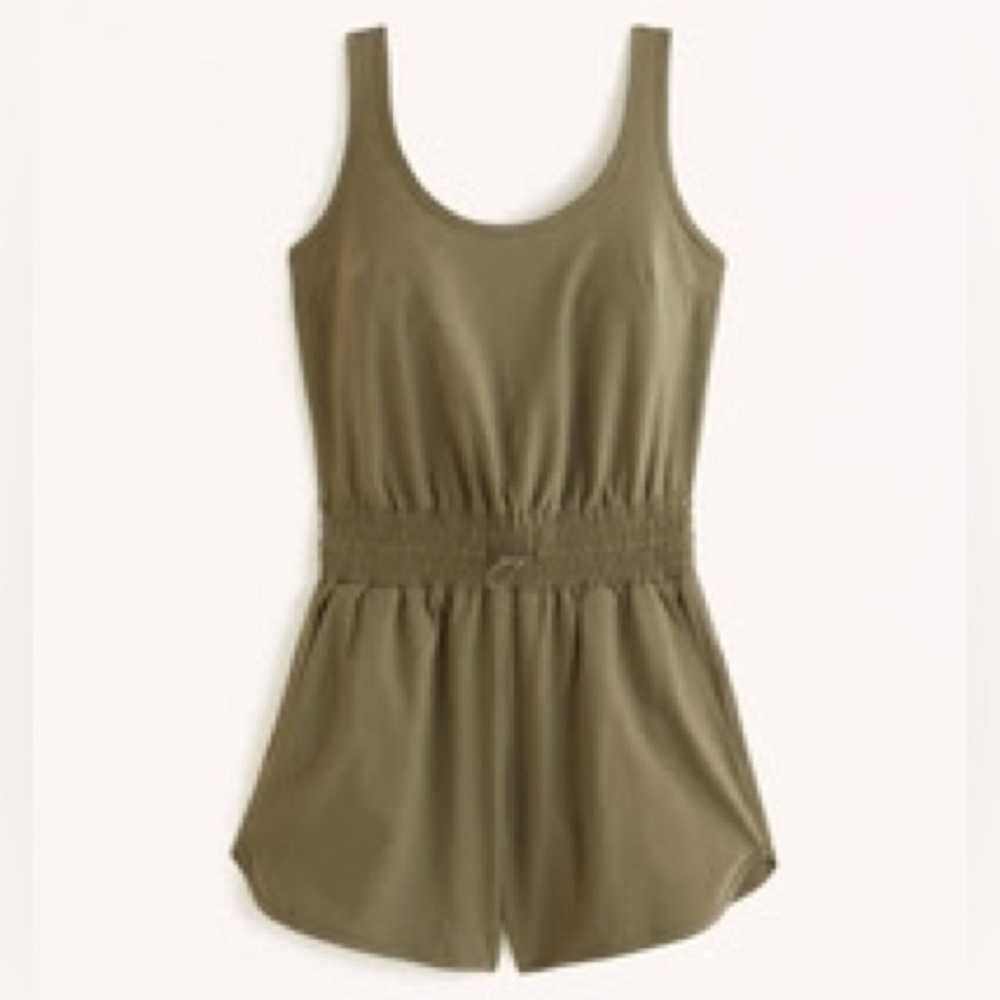 Abercrombie Traveler Romper Olive Green Size M
